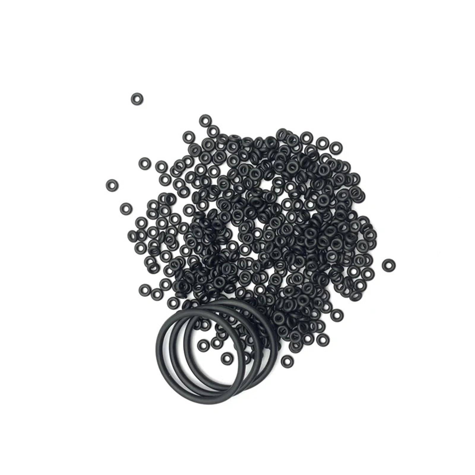 15 Stück O-Ring-Dichtung CS 1 mm OD 3,2 mm ~ 72 mm NBR Automobil Nitrilkautschuk Rund O Typ Korrosionsölbeständige schwarze Dichtungsscheibe(OD 8mm x18000pcs) von SJDXTZH
