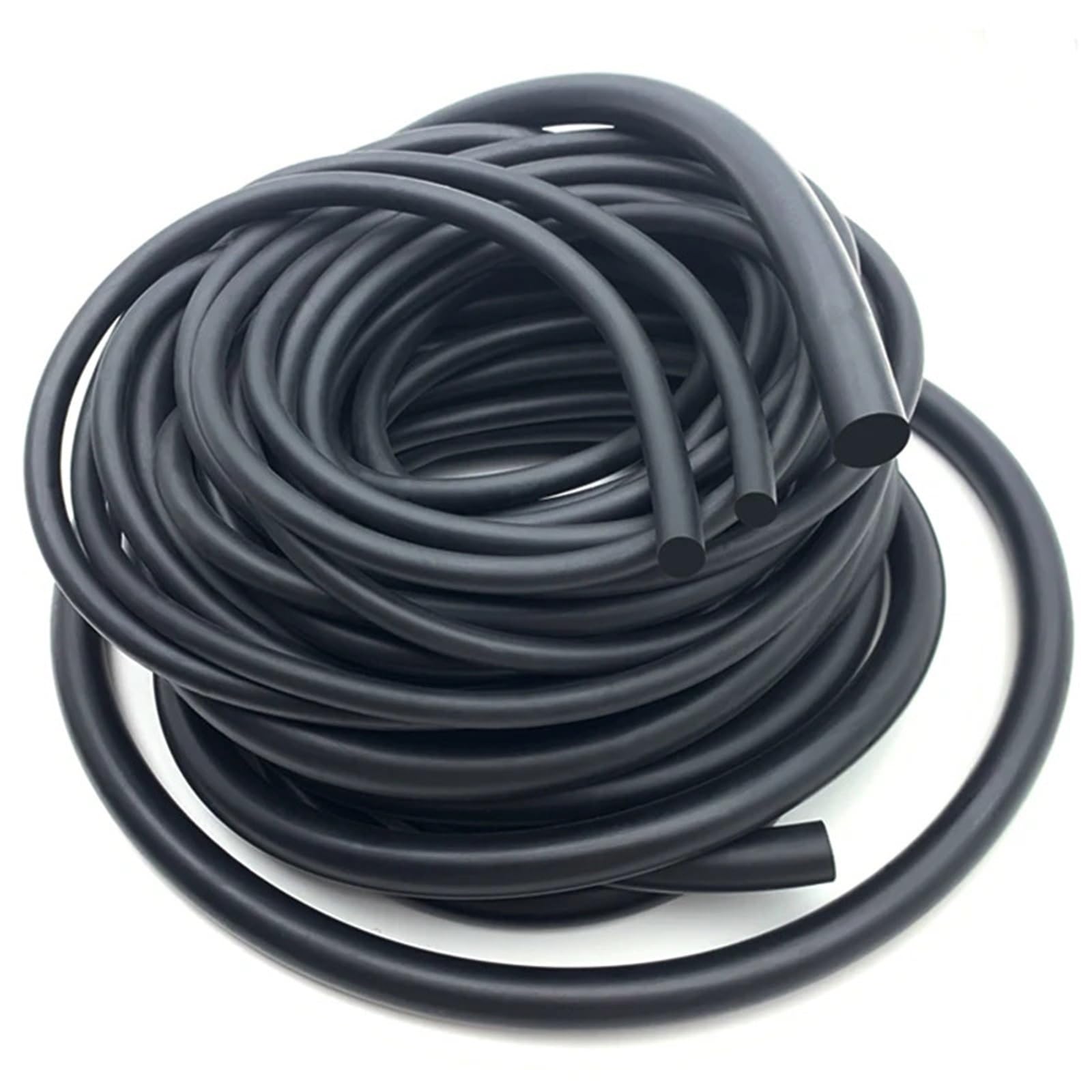 2/5/10M Durchmesser 2 2,5 2,65 3 3,5 4 4,5 5-10mm Solid Black NBR Dichtungsstreifen Ölbeständigkeit Nitrilkautschuk Rundstreifen NBR-Streifen(5M_6MM) von SJDXTZH