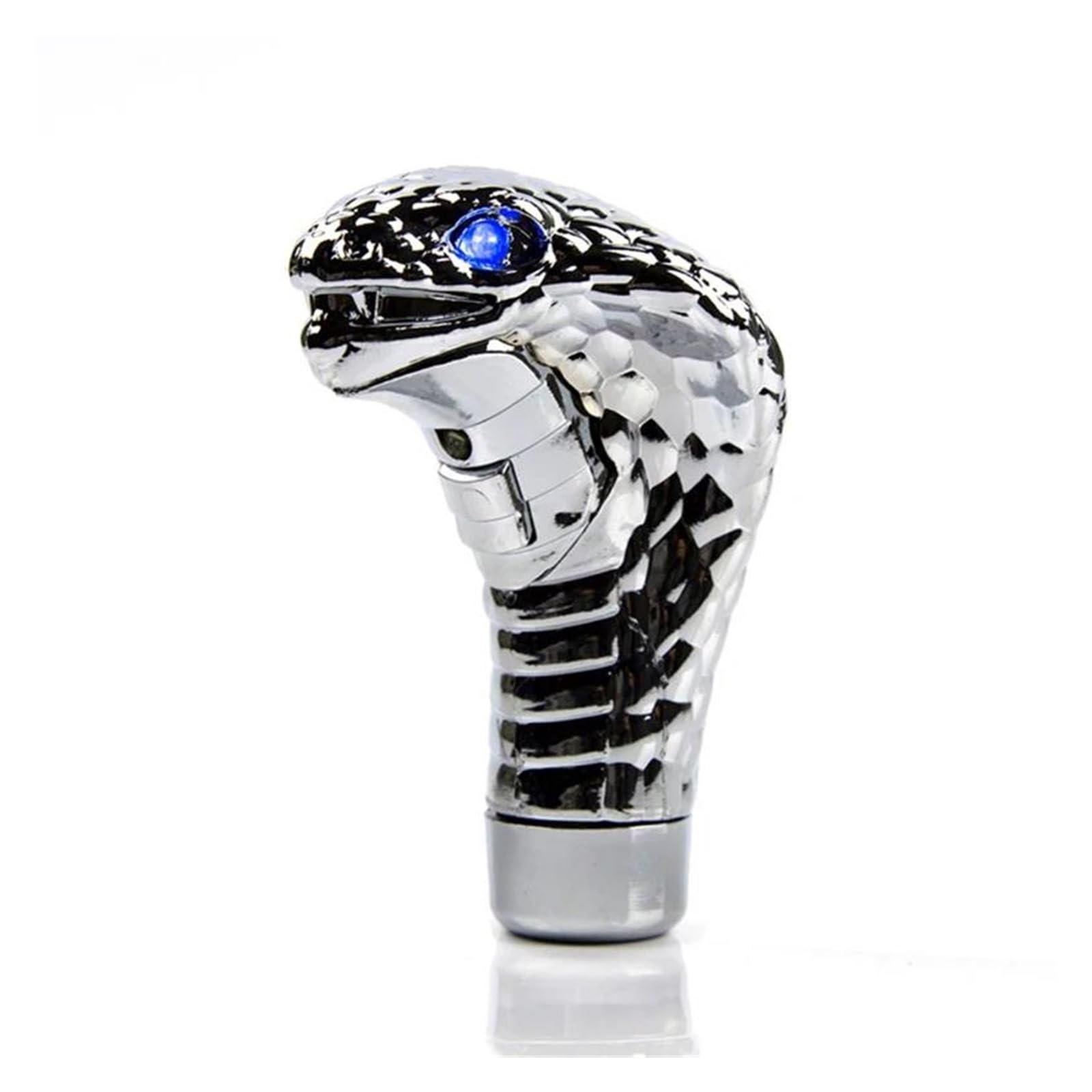 SJFYB Schaltknaufhebel-Stick Cobra Personality Auto-Schaltgetriebekopf LED-Licht Nachrüstung Des Schaltgriffkopfes(Color:Blue) von SJFYB