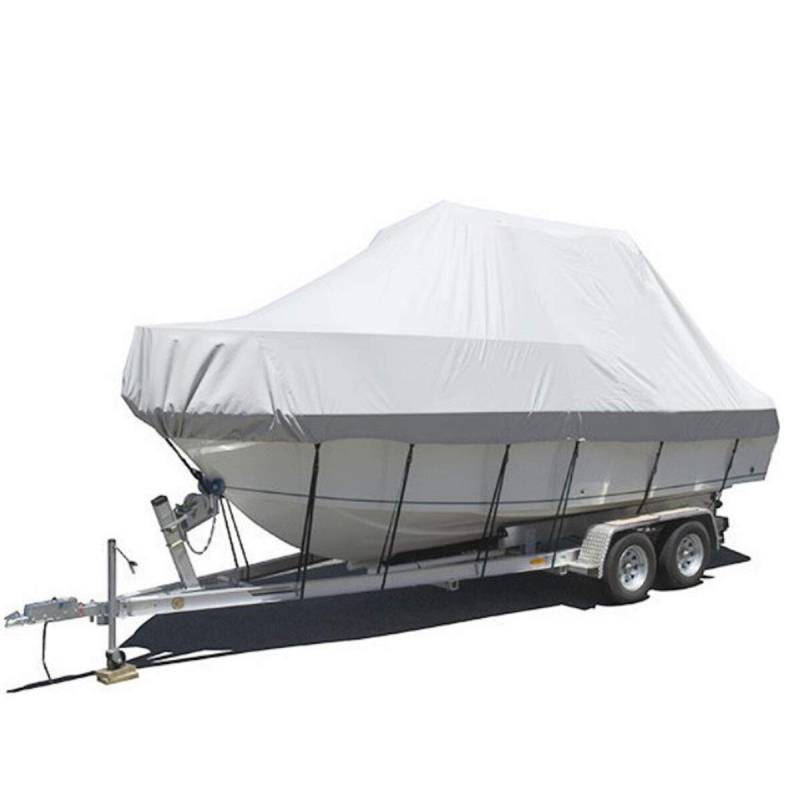 Bootsplane,Bootsplane Abdeckplane Wasserdicht 19-20FT 5.8-6.1M Bootsabdeckung Marine Boot Yacht Premium Heavy Duty 600D Anhänger Jumbo Boat Cover von SJHFKDK