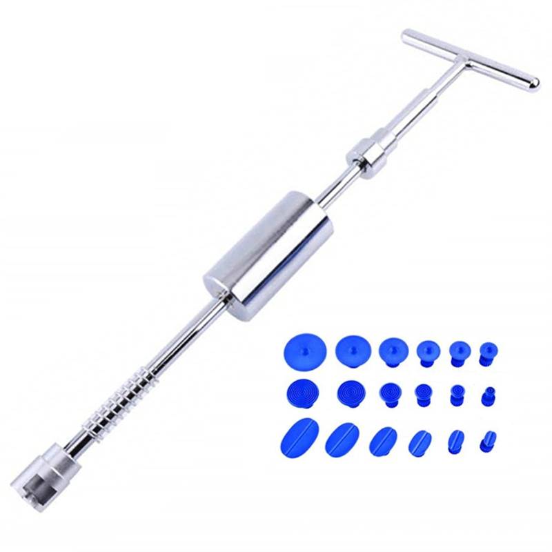 Dellen Reparaturset Auto,Auto Beulen Entfernen 50 cm 38 cm Metallautometer-Reparaturwerkzeuge Auto-Reparatur-Dent Puller-Kit Slide Hammer Reverse Hammer(50cm) von SJHFKDK