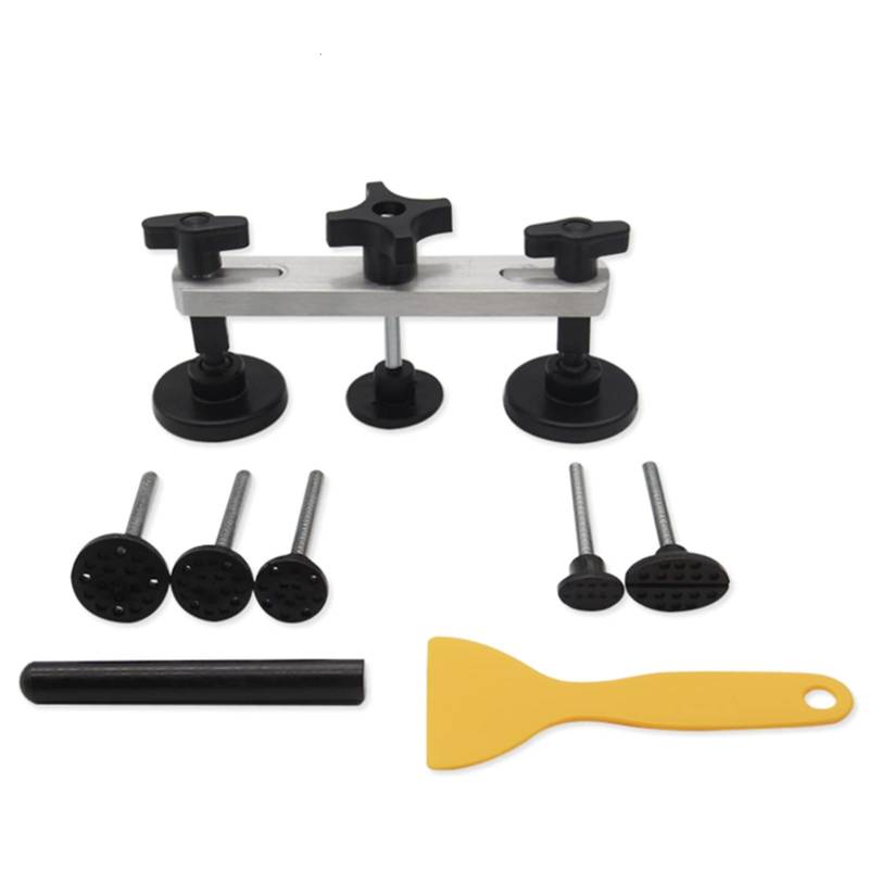 Dellen Reparaturset Auto,Auto Beulen Entfernen Auto Auto Dent Reparaturwerkzeug Tragbare Karosserie-Reparatur-Kit Dent Puller Kit Ziehen Brücke Kleber Ziehzapfen für Auto Tool Zubehör von SJHFKDK