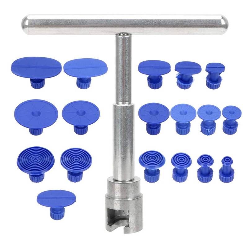 Dellen Reparaturset Auto,Auto Beulen Entfernen Universal Car Dent Reparaturabzieher Blechblech aus Kunststoff Saugnapf Hagel Pit Sackging Repair Kit Auto Reparaturwerkzeuge von SJHFKDK