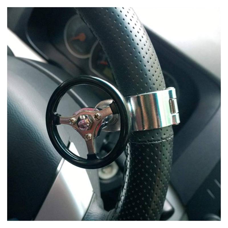 Lenkradknauf,Lenkradknopf 360 Auto-Lenkrad Knob Booster Kugel-Anti-Rutsch-Metall-Lager Macht Griff Spinner Hilfs Grip Drehen Helfer Zubehör(Multicolor) von SJHFKDK