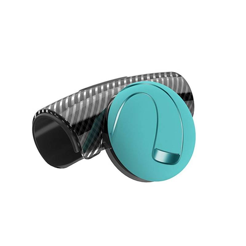 Lenkradknauf,Lenkradknopf 360 ° Lenkrad Knopf Kugel Auto Steeringbooster Silikon Power Steering Griff Ball Booster Stärkungs Auto Spinner Knob(Blue) von SJHFKDK