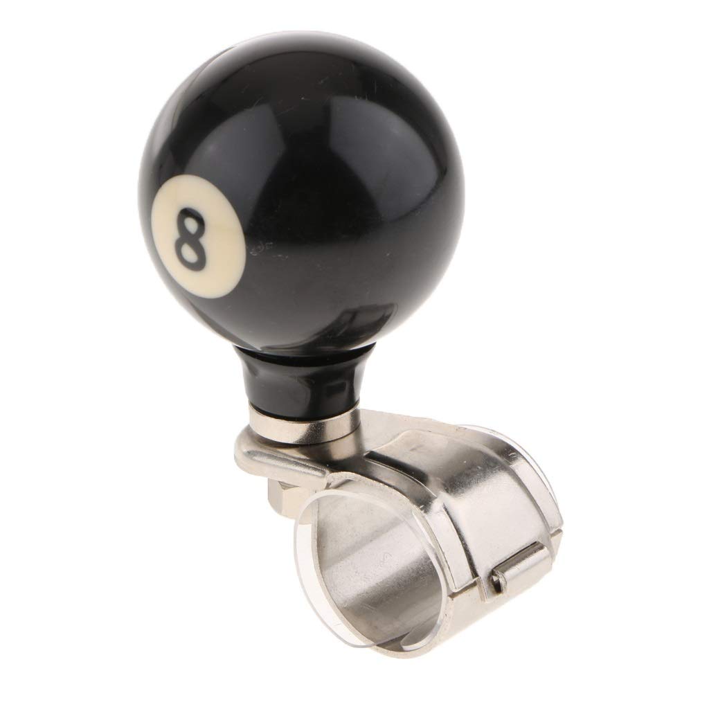Lenkradknauf,Lenkradknopf Auto Lenkrad Beihilfen Macht Griff Assister Drehknopf Ball Black Lenkradknauf,Lenkradknopf Auto Lenkrad Beihilfen Macht Griff Assister Drehknopf Ball Black von SJHFKDK