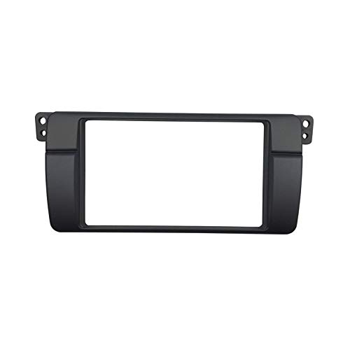 Radioblende,Car Radio Fascia 180 * 105mm Öffnung Der Fit Verwendung Passend für BMW 3 Serie E46 Double DIN FASCIA Radio DVD Stereo-Panel-Trimm-Kit, Der Installationsrahmen Einregt von SJHFKDK