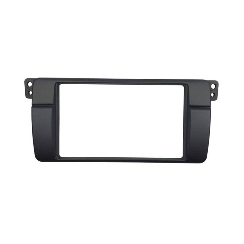 Radioblende,Car Radio Fascia 2 Lärm-Auto-Armaturenbrett Montage Trim Kit Rahmen Passend für BMW E46 1998 1999 2000 2001-2005 Doppel-DIN-Autoradio Fascia Car-Styling 1Pc von SJHFKDK