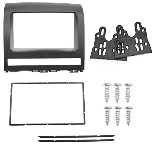 Radioblende,Car Radio Fascia 2Din Car Radio Frame Fascia Passend für Fiat PERLA Albea/Siena/Palio 2004-2012 DVD Stereo-Panel-Montage Dash-Installationsblende von SJHFKDK