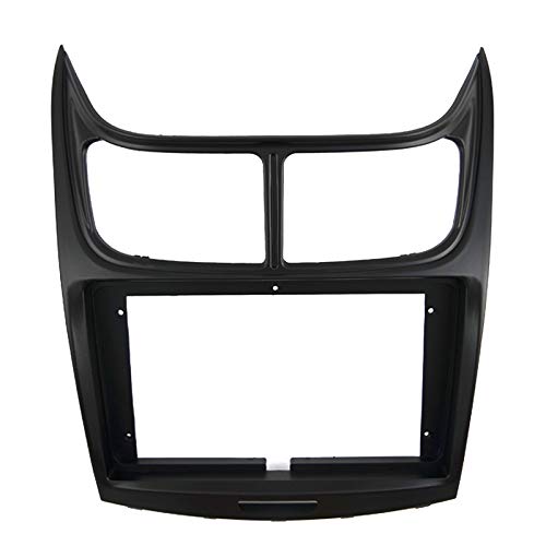 Radioblende,Car Radio Fascia 9 Zoll 2D. Car Audio Radio Big Screen Fascia Frame Adapter DVD Dash-Fitting Panel-Rahmen-Kit Passend für Chevrolet Sail 2011 von SJHFKDK