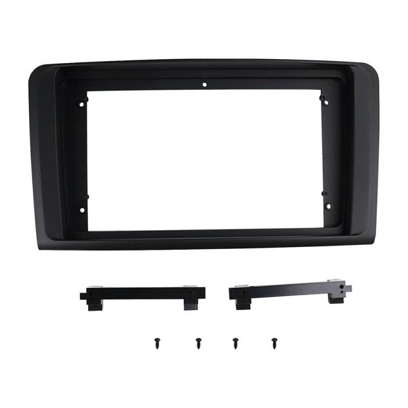 Radioblende,Car Radio Fascia 9-Zoll-Autoradio Fascias Fit Passend für Den Einsatz Passend für Mercede Benz ML W164 2006-2010 Armaturenbrett Installation Trim Kit Frame Stereoanlage Geographisches Posi von SJHFKDK