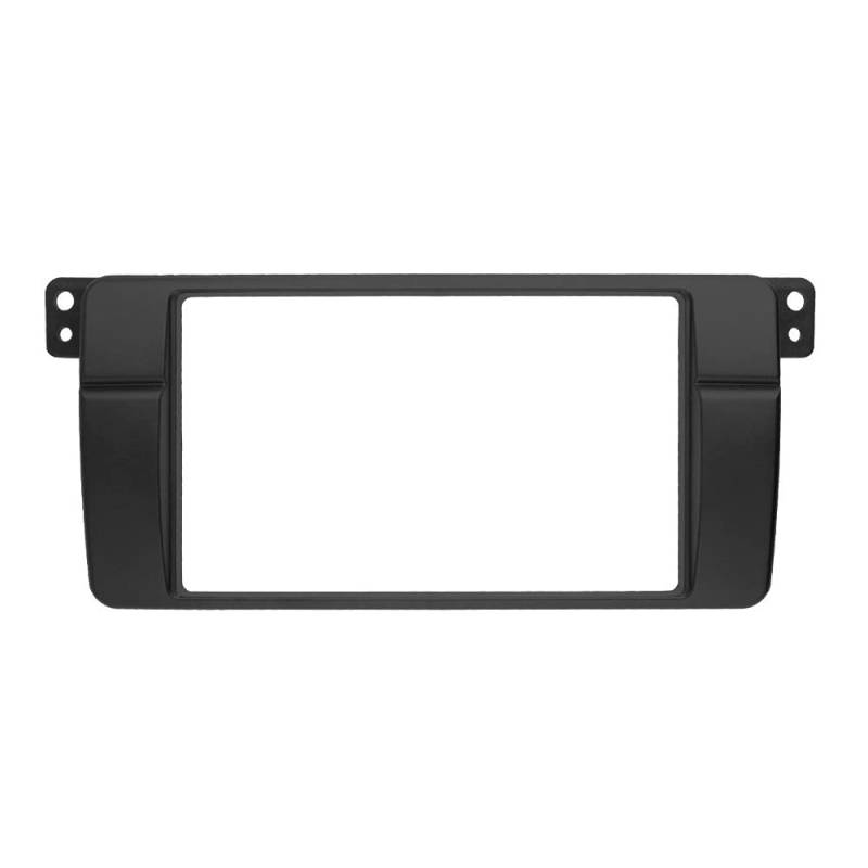 Radioblende,Car Radio Fascia Doppelte DIN-FASCION FIT FIT FIT AUF Fit Verwendung Passend für BMW 3 Serie E46 1998-2005 Radio Dash Montage Trim Kit Rahmen ISO. Verdrahtung + Antennenadapter(173 98 mm) von SJHFKDK