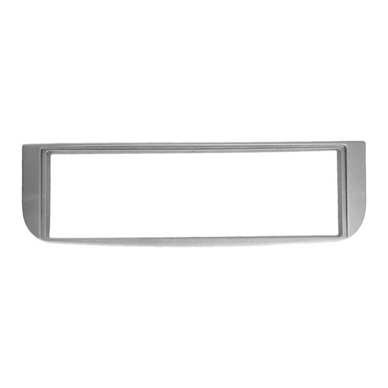 Radioblende,Car Radio Fascia Single One DIN-FASCION FIT FIT AUF VERWENDEN Passend für Alfa Romeo 147 Radio-Stereo CD Panel Dash Refit Installation Trim Faszien Kit Gesichtsrahmen Lünette Silber von SJHFKDK