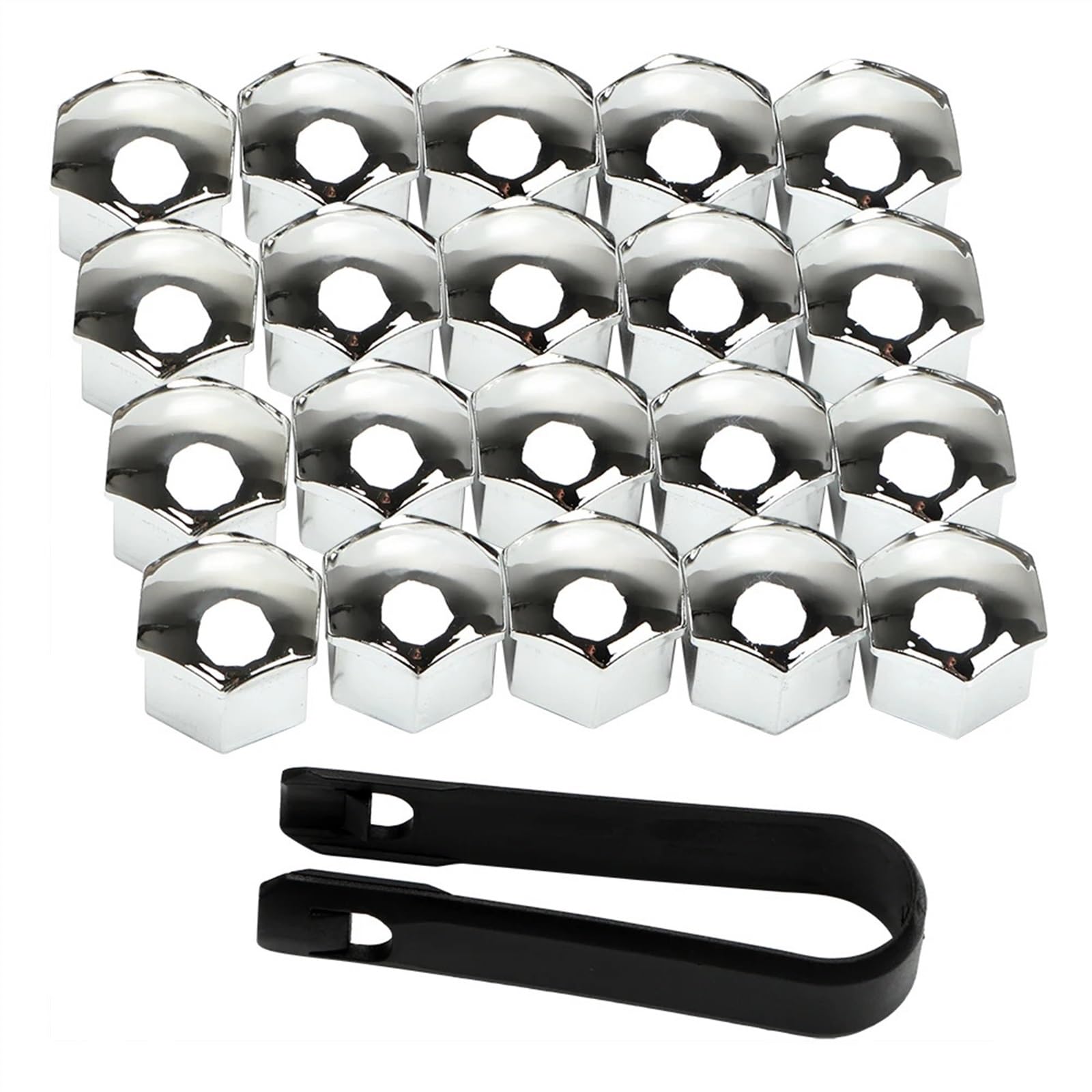 Radschraubenkappen,Radmutterkappen 20 Stücke Spezialbuchse Auto Radnabenschraubenabdeckung 17mm Bolzen Felgen Außendekoration Schutz Auto Radmutterkappen von SJHFKDK