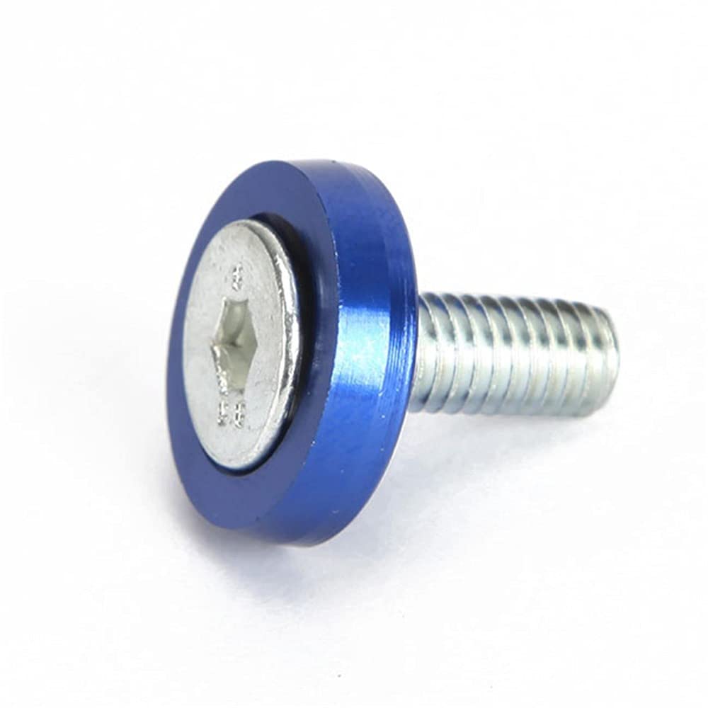 Unterlegscheiben 20 STÜCK M6x10mm Blue Billet Aluminium-Fender-Stoßfänger-Waschmaschine Bolzenmotor-Schach-Schraubset KotflüGel Unterlegscheibe Schraube Unterlegscheiben 20 STÜCK M6x10mm Blue Billet Aluminium-Fender-Stoßfänger-Waschmaschine Bolzenmotor-Schach-Schraubset KotflüGel Unterlegscheibe Schraube von SJHFKDK