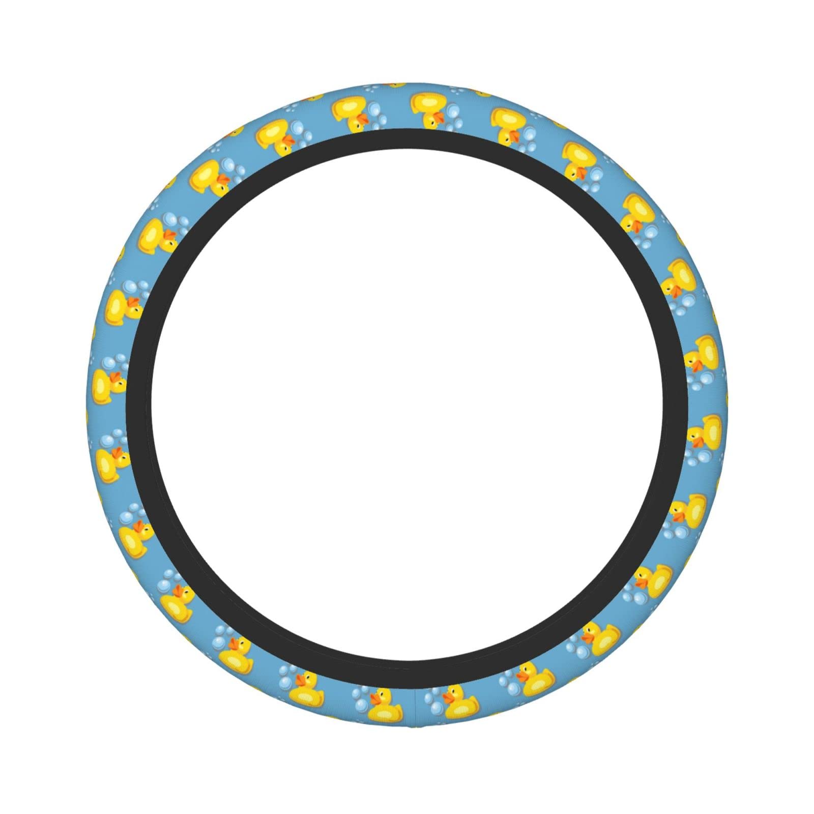 SJOAOAA Gelbe Enten Auto-Lenkradbezug für Damen und Herren, modische Auto-Dekoration, dicke Autoradabdeckung, Schweißabsorption, Lenkradbezug, Autozubehör, Neopren-Lenkradbezüge, 38,1 cm SJOAOAA Gelbe Enten Auto-Lenkradbezug für Damen und Herren, modische Auto-Dekoration, dicke Autoradabdeckung, Schweißabsorption, Lenkradbezug, Autozubehör, Neopren-Lenkradbezüge, 38,1 cm von SJOAOAA