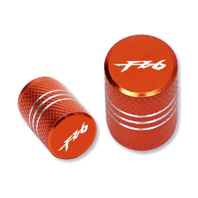 Ventilkappen für Alu-Reifen Für FZ6 Motorrad Aluminium Rad Reifen Ventil Stem Caps FZ6 2004-2015 2010 2011 2012 2013 2014 Teile(Orange) von SJOIOOP