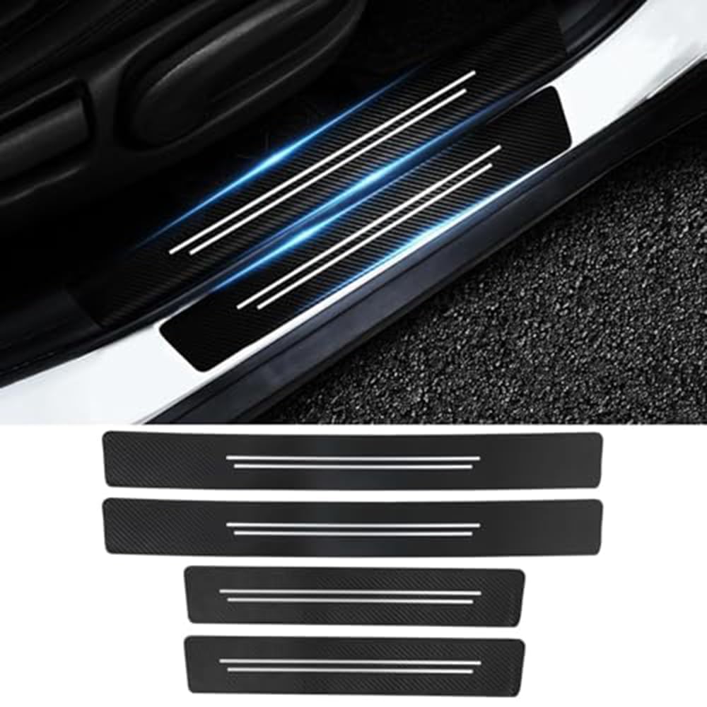 4 Stück Auto Einstiegsleisten Schutz, für Audi Q2 Q3 8U Q5 8R Q7 4L Q7 4M Q8 1995-2023 2024 Anti Scratch Türschweller Schutz Leisten Auto Türeinstiegsschutz Aufkleber Car Zubehör,B 4 Stück Auto Einstiegsleisten Schutz, für Audi Q2 Q3 8U Q5 8R Q7 4L Q7 4M Q8 1995-2023 2024 Anti Scratch Türschweller Schutz Leisten Auto Türeinstiegsschutz Aufkleber Car Zubehör,B von SJPJDGFC