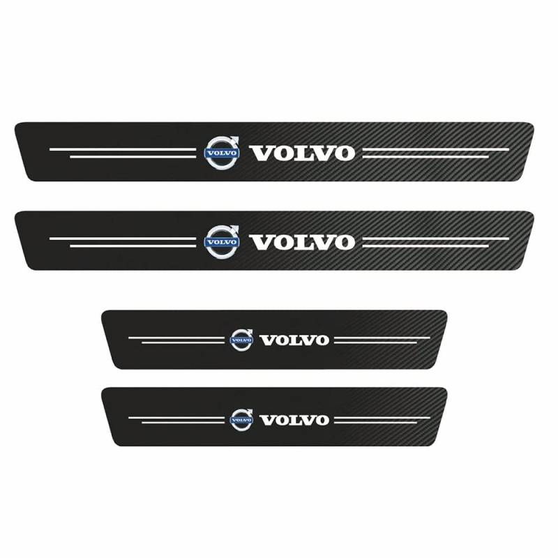 4 Stück Auto Einstiegsleisten Schutz, für Volvo EX30 2023 Anti Scratch Türschweller Schutz Leisten Auto Türeinstiegsschutz Aufkleber Car Zubehör von SJPJDGFC