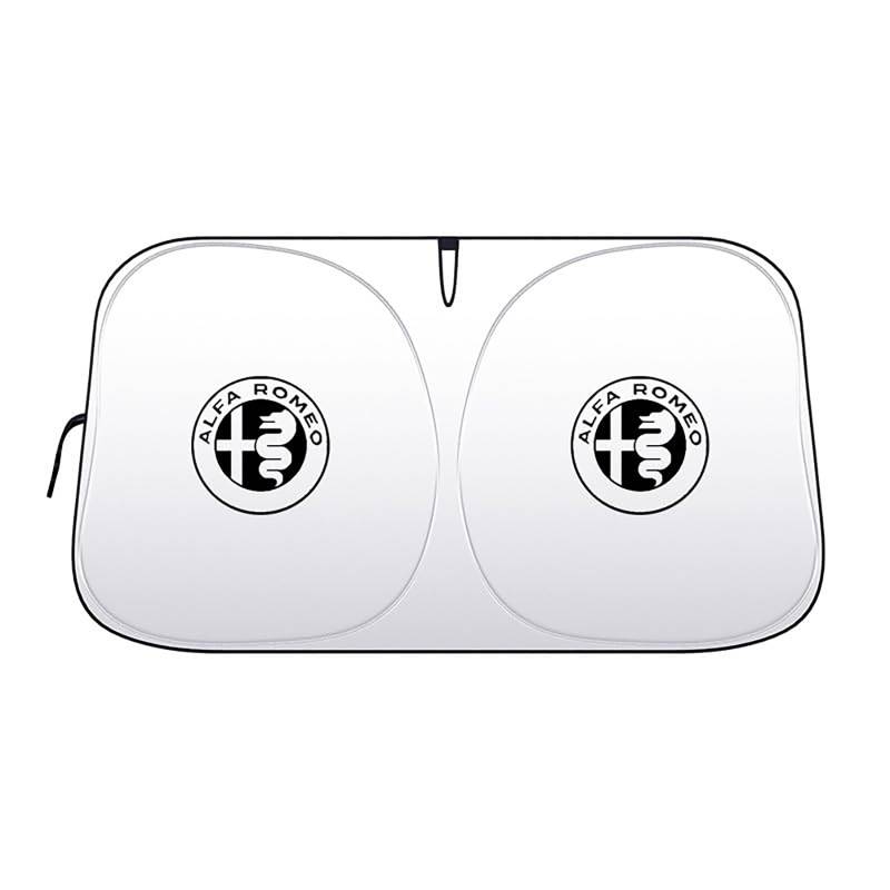 Front Windschutzscheibe Sonnenschutz, für Alfa Romeo Tonale 2022-2024 Auto Sonnenschutz Blockiert UV-Strahlen Windschutzscheibe Sonnenblende,B-140 * 70cm von SJPJDGFC