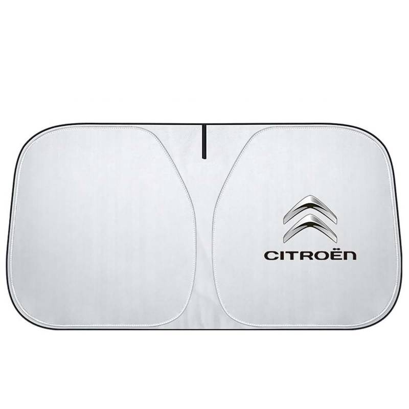 Front Windschutzscheibe Sonnenschutz, für Citroen C1 C2 C3 C4 C5 DS5 DS6 Auto Sonnenschutz Blockiert UV-Strahlen Windschutzscheibe Sonnenblende von SJPJDGFC