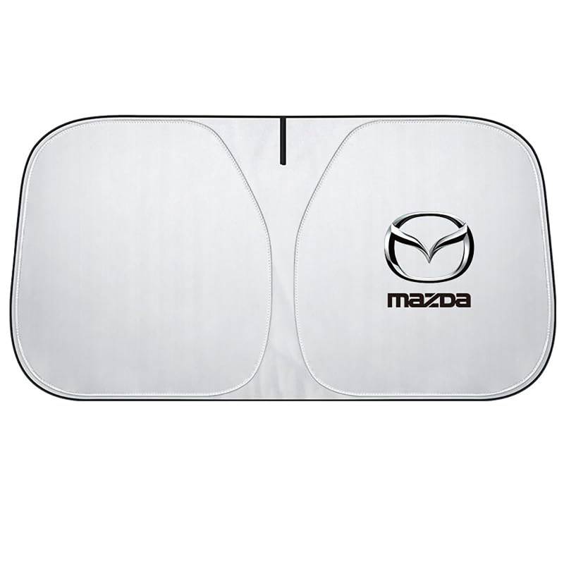 Front Windschutzscheibe Sonnenschutz, für Mazda CX-5 KF 2017-2019 2020 2021 2022 2023 Auto Sonnenschutz Blockiert UV-Strahlen Windschutzscheibe Sonnenblende,L von SJPJDGFC