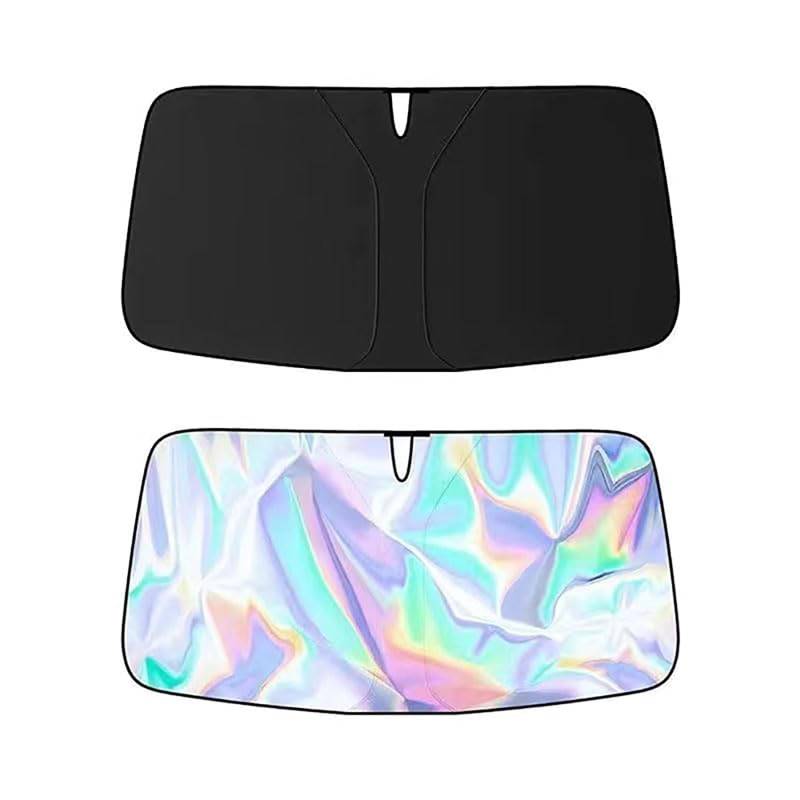 Front Windschutzscheibe Sonnenschutz, für Peugeot 2008 e-2008 GT Line 2020-2024 Auto Sonnenschutz Blockiert UV-Strahlen Windschutzscheibe Sonnenblende von SJPJDGFC