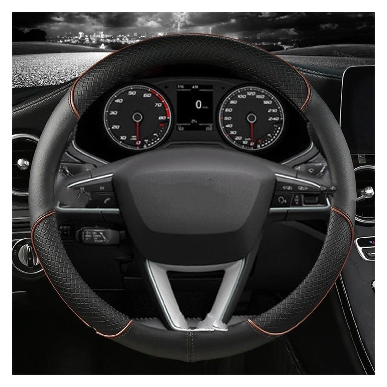 Lenkrad Abdeckung, Für Audi A5 2008-2010 A3 8P 2008-2013 A6 C6 A4 B8 2008-2010 Anti Rutsch Atmungsaktiv Lenkradhüllen Auto Lenkrad Lenkrad Schutz Jahreszeiten Universell,E-O Lenkrad Abdeckung, Für Audi A5 2008-2010 A3 8P 2008-2013 A6 C6 A4 B8 2008-2010 Anti Rutsch Atmungsaktiv Lenkradhüllen Auto Lenkrad Lenkrad Schutz Jahreszeiten Universell,E-O von SJPJDGFC