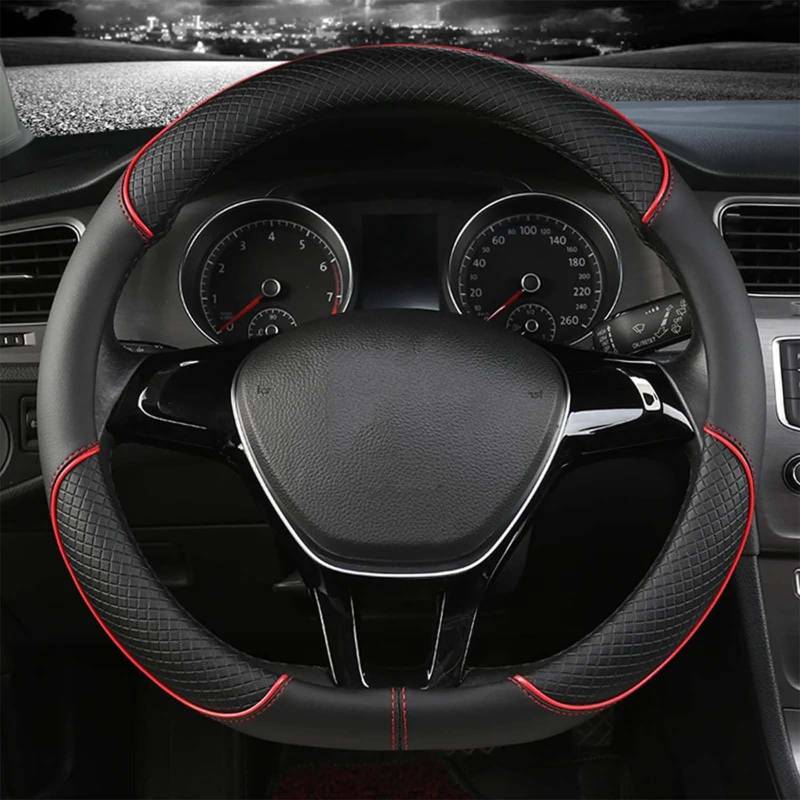Lenkrad Abdeckung, Für BMW F30 F31 F34 F10 F11 F07 X1 X2 X3 F25 Anti Rutsch Atmungsaktiv Lenkradhüllen Auto Lenkrad Lenkrad Schutz Jahreszeiten Universell,D-D von SJPJDGFC