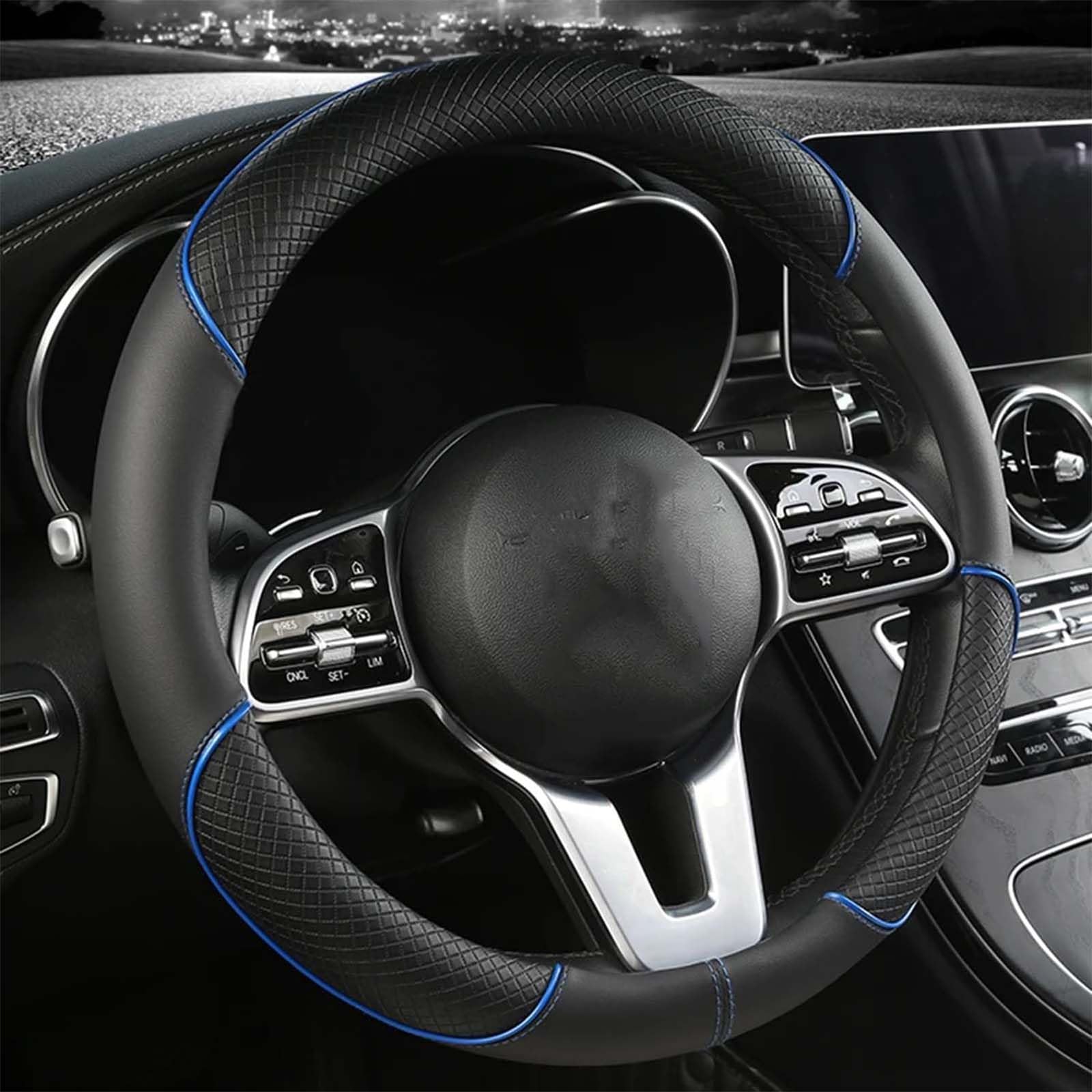 Lenkrad Abdeckung, Für Suzuki Swift 2017 2018 2019 2020 2021 2022 Anti Rutsch Atmungsaktiv Lenkradhüllen Auto Lenkrad Lenkrad Schutz Jahreszeiten Universell,B-O Lenkrad Abdeckung, Für Suzuki Swift 2017 2018 2019 2020 2021 2022 Anti Rutsch Atmungsaktiv Lenkradhüllen Auto Lenkrad Lenkrad Schutz Jahreszeiten Universell,B-O von SJPJDGFC