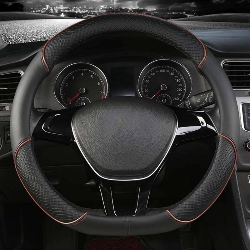 Lenkrad Abdeckung, Für Toyota RAV4 2019 2020 2021 2022 2023 2024 Anti Rutsch Atmungsaktiv Lenkradhüllen Auto Lenkrad Lenkrad Schutz Jahreszeiten Universell,E-D von SJPJDGFC