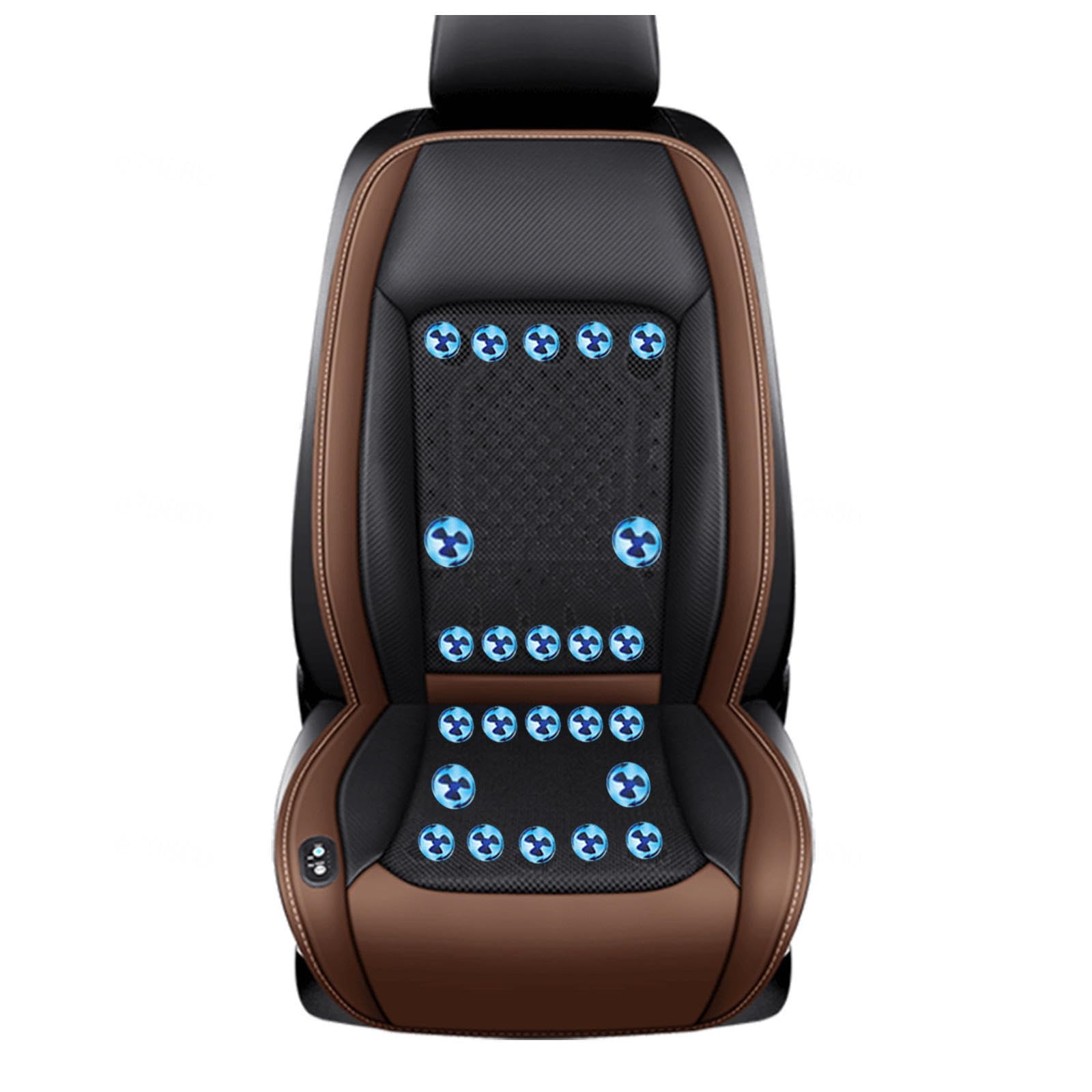 SJWJWOO Cooling Car Seat Cover, mit 24 Ventilatoren 3 einstellbare Windgeschwindigkeiten Klima Sitzauflage Sitzauflage Auto Vordersitze für Auto LKW Van,Brown-12V SJWJWOO Cooling Car Seat Cover, mit 24 Ventilatoren 3 einstellbare Windgeschwindigkeiten Klima Sitzauflage Sitzauflage Auto Vordersitze für Auto LKW Van,Brown-12V von SJWJWOO