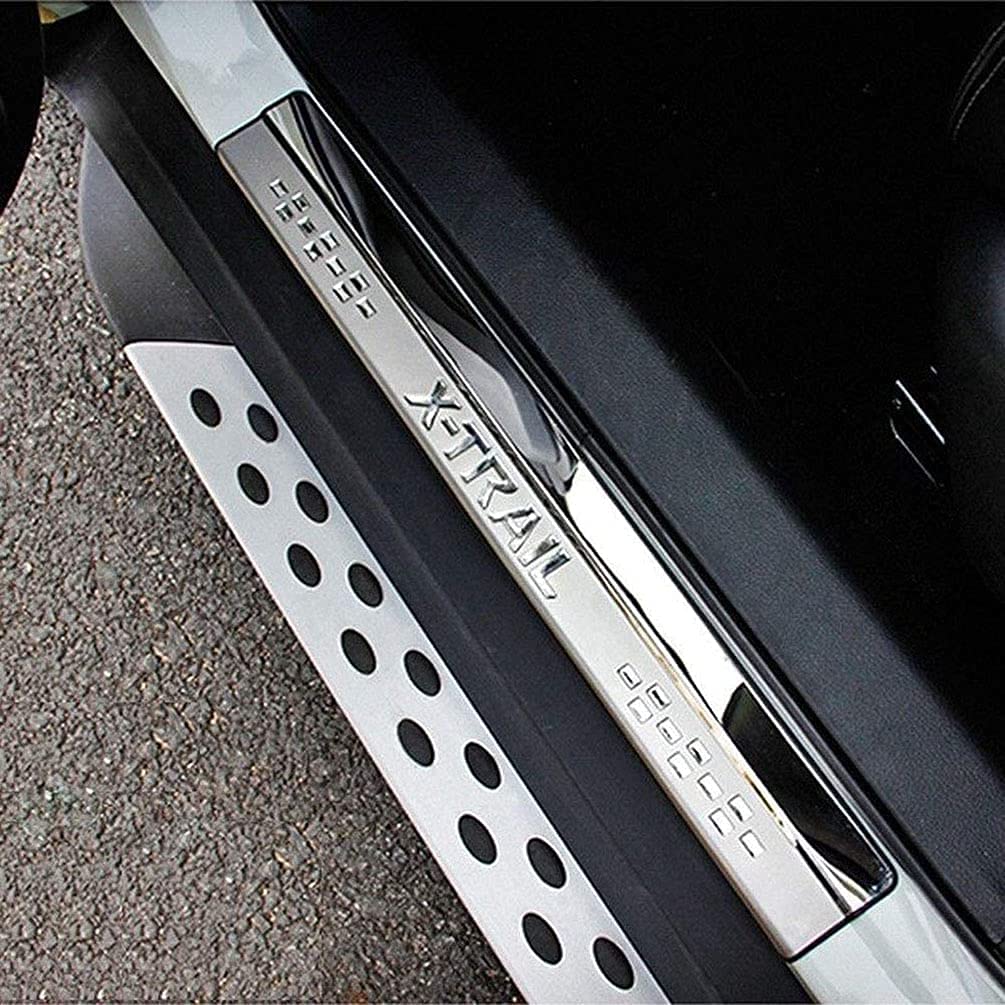 4 Stücke Edelstahl Auto Einstiegsleisten für Nissan X-Trail X Trail Xtrail T32 2014 2015 2016 2017 2018 2019 2020 2021, Willkommenspedal Türschweller Schutzstreifen Styling Dekorations Zubehör 4 Stücke Edelstahl Auto Einstiegsleisten für Nissan X-Trail X Trail Xtrail T32 2014 2015 2016 2017 2018 2019 2020 2021, Willkommenspedal Türschweller Schutzstreifen Styling Dekorations Zubehör von SJZT