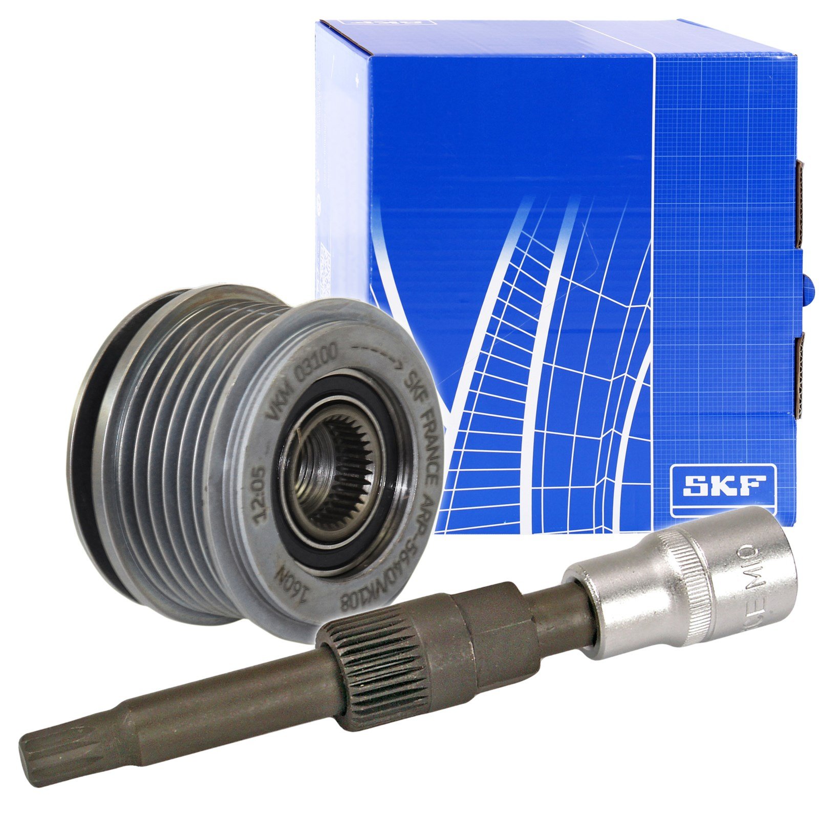 1x Original SKF Generatorfreilauf inkl. BGS Montagewerkzeug 1x Original SKF Generatorfreilauf inkl. BGS Montagewerkzeug von SKF