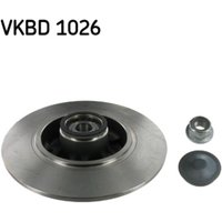 Bremsscheibe SKF VKBD 1026 hinten, voll, 1 Stück von SKF