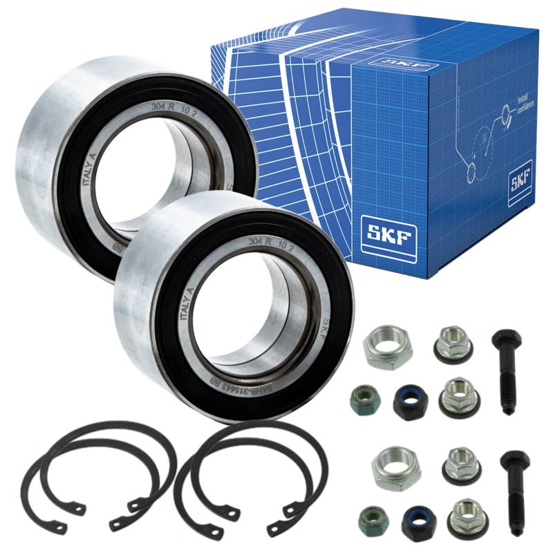 SKF 2x Radlagersatz Radlager Set Vorne Hinten | VKBA 1358 | Für Golf II Jetta Passat B3/B4 Corrado von SKF