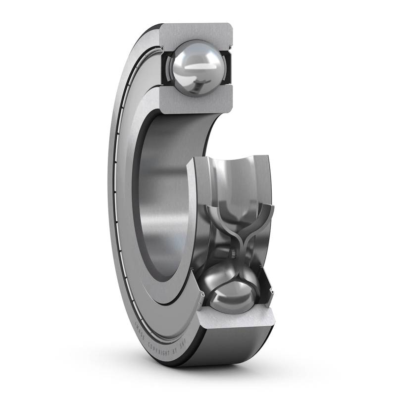 SKF 6205-2Z 25mm x 52mm x 15mm Rillenkugellager mit Dichtungen oder Deckscheiben für Elektromotoren und andere Maschinen und Made in Europe von SKF