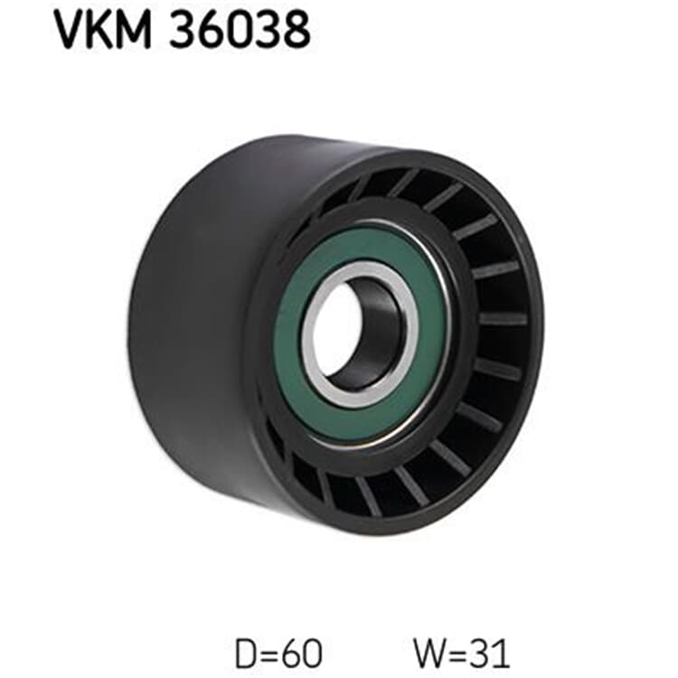 SKF Umlenkrolle f?r Keilrippenriemen Nissan Opel Renault Volvo SKF Umlenkrolle f?r Keilrippenriemen Nissan Opel Renault Volvo von SKF