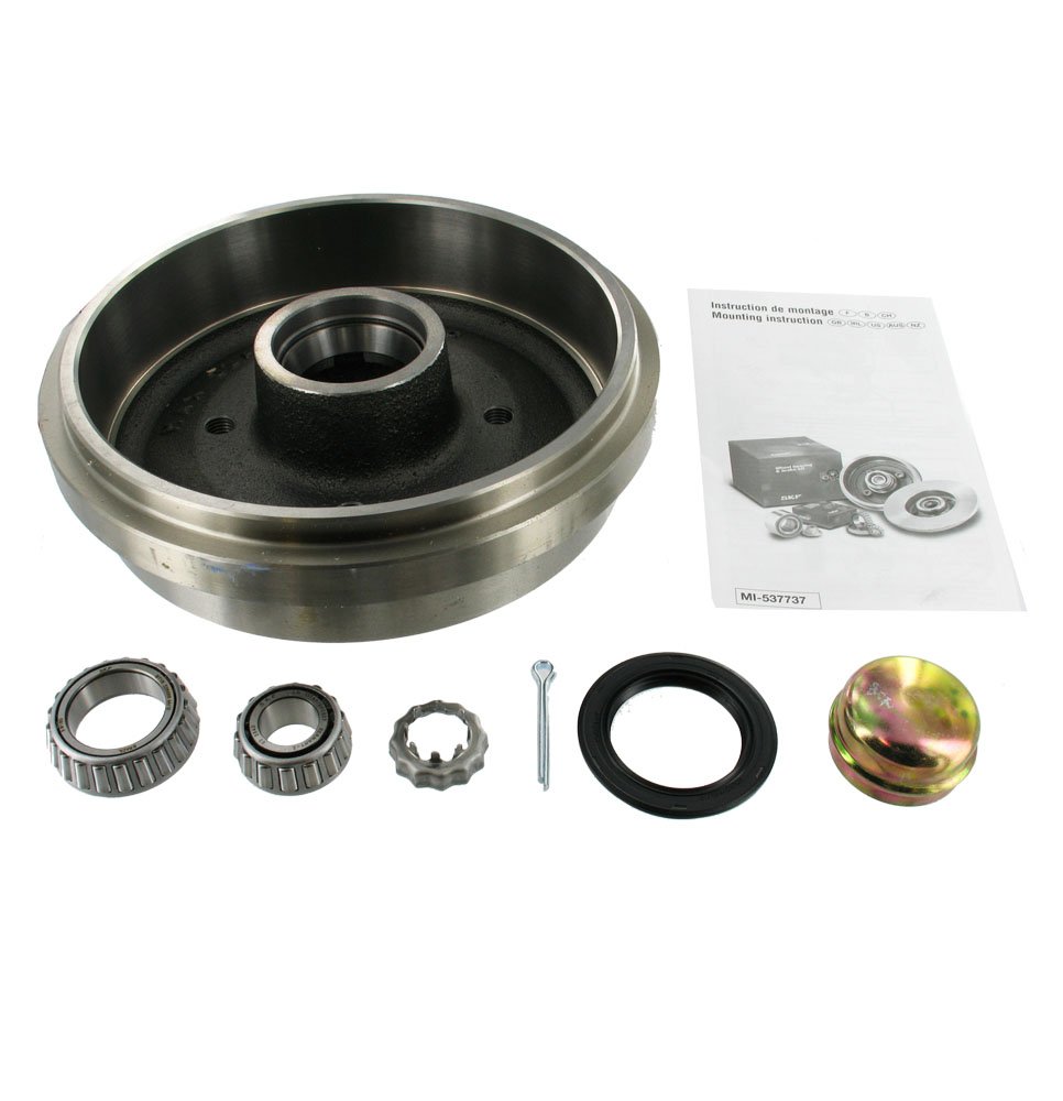SKF VKBD 0148 Bremstrommel mit vormontierter Radlagerung, black SKF VKBD 0148 Bremstrommel mit vormontierter Radlagerung, black von SKF