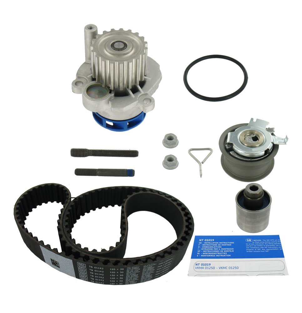 SKF VKMC 01250-3 Spannrollensatz inkl. Wasserpumpe, black SKF VKMC 01250-3 Spannrollensatz inkl. Wasserpumpe, black von SKF
