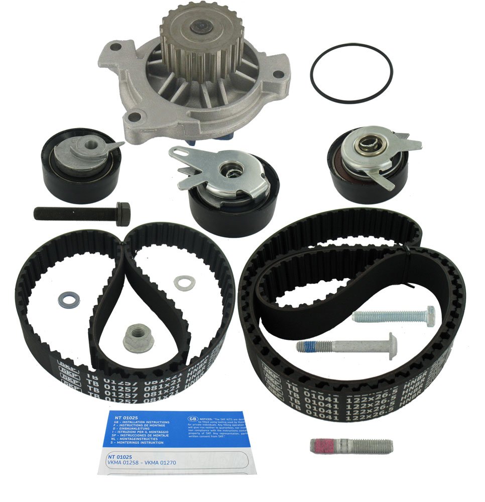 SKF VKMC 01258-1 Spannrollensatz inkl. Wasserpumpe SKF VKMC 01258-1 Spannrollensatz inkl. Wasserpumpe von SKF