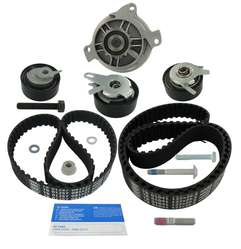 SKF VKMC 01258-2 Spannrollensatz inkl. Wasserpumpe SKF VKMC 01258-2 Spannrollensatz inkl. Wasserpumpe von SKF