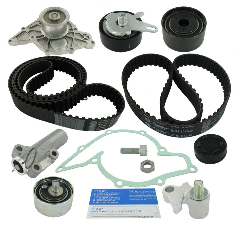 SKF VKMC 01952 Spannrollensatz inkl. Wasserpumpe SKF VKMC 01952 Spannrollensatz inkl. Wasserpumpe von SKF