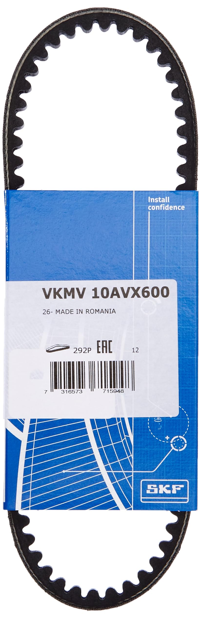 SKF VKMV 10AVX600 Keilriemen SKF VKMV 10AVX600 Keilriemen von SKF