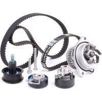 SKF Wasserpumpe + Zahnriemensatz mit Dichtungen VKMC 01122 Wasserpumpe + Zahnriemenkit VW,SKODA,SEAT,Golf V Schrägheck (1K1),POLO (9N_),GOLF VI (5K1) von SKF