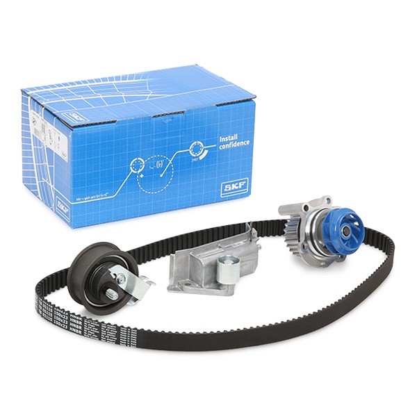 SKF Wasserpumpe + Zahnriemensatz VW,AUDI,SKODA VKMC 01936 06A121011T,06A121012GX,06B109119A Wasserpumpe + Zahnriemenkit 06B109119C,VKMA01936 von SKF