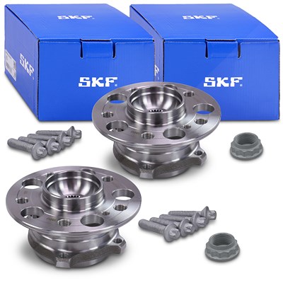 Skf 2x Radlager mit Radnabe hinten für Mercedes-Benz Skf 2x Radlager mit Radnabe hinten für Mercedes-Benz von SKF