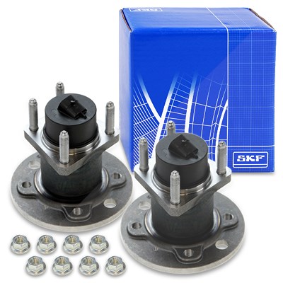 Skf 2x Radlagersatz mit Radnabe Hinterachse für Opel Skf 2x Radlagersatz mit Radnabe Hinterachse für Opel von SKF