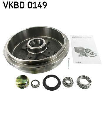 Skf Bremstrommel [Hersteller-Nr. VKBD0149] für Audi, Seat, Skoda, VW von SKF