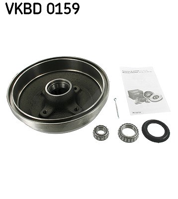Skf Bremstrommel [Hersteller-Nr. VKBD0159] für Opel, Vauxhall von SKF